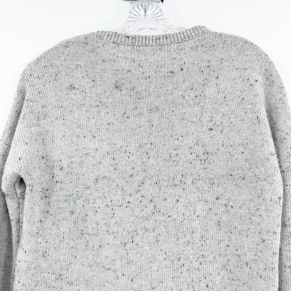 & Other Stories Speckled Wool Blend Crewneck Sweater Gray XS Scandinavian Nordic - Picture 10 of 11